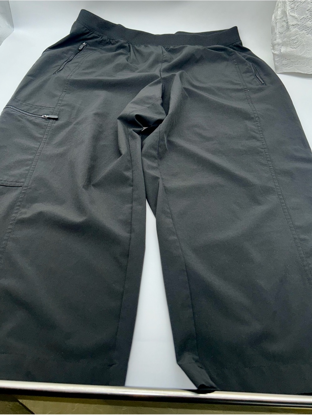 Women’s 12/14 (2) Black Cargo caprices with Elastic Waistband